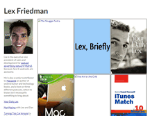 Tablet Screenshot of lexfriedman.com